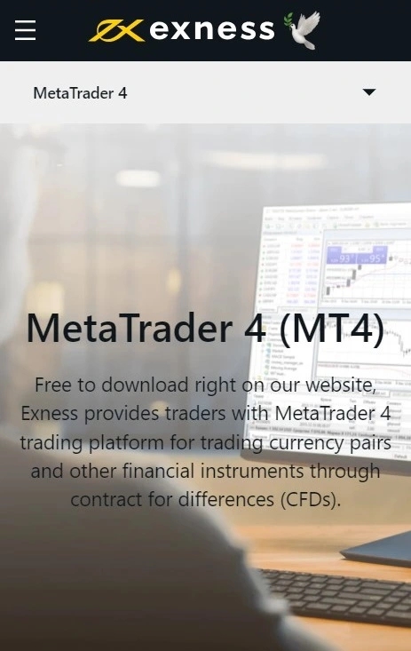 Discover MetaTrader 4 on Exness